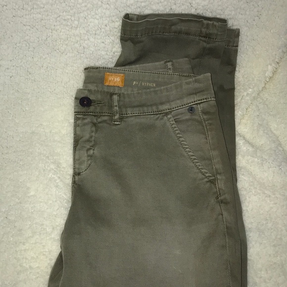 Anthropologie Light Forest Green Pant - Picture 4 of 6